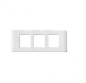 Schneider ZENcelo 3M Grid & 3M Cover Plate White IN8403C